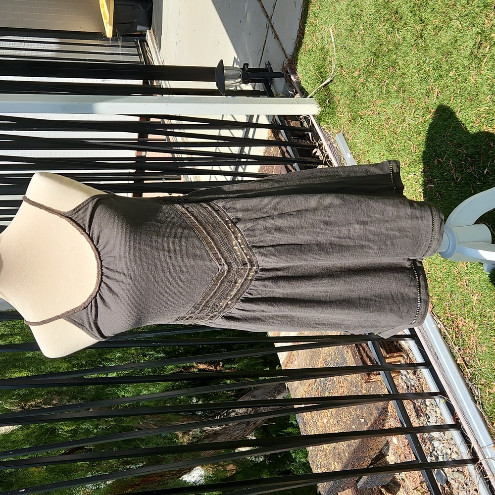 Mango Olive Green Dress